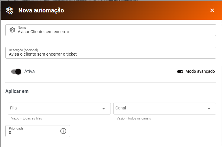 Configuração Inicial