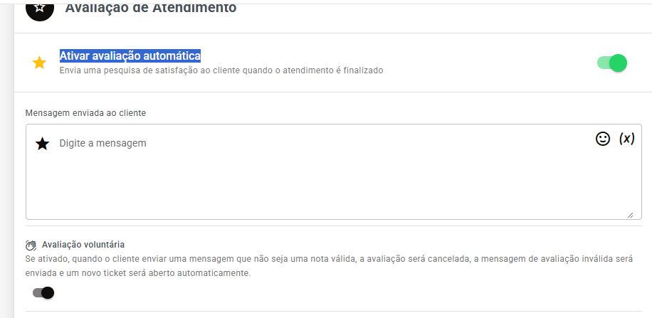 Primeiros Campos de Configuração